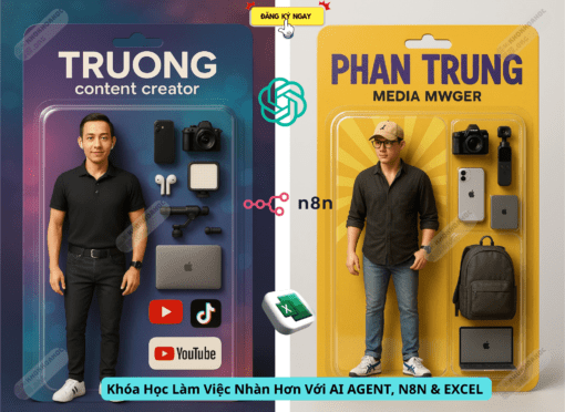 Share Khóa Học Làm Việc Nhàn Hơn Với AI AGENT, N8N & EXCEL